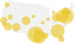 Map showing no place for hate schools across the united states