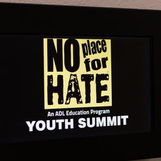 No place for hate youth summit poster